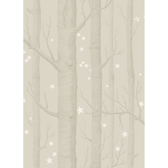 Woods and Stars CL Grey Wallpaper by Lee Jofa