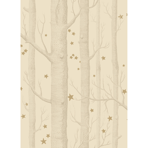 Woods and Stars CL Buff / Gold Wallpaper by Lee Jofa