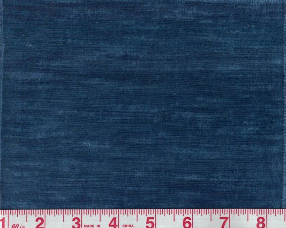 Elio Linen Velvet,  CL Cerulean (020) Upholstery Fabric