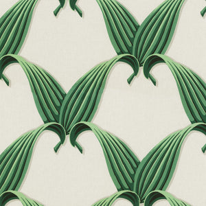 Ombre Palm CL Verdigris Drapery Upholstery Fabric by PK Lifestyles