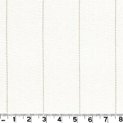 Copley Stripe CL Ivory Drapery Upholstery Fabric by Roth & Tompkins
