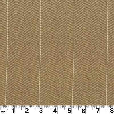 Copley Stripe CL Caramel Drapery Upholstery Fabric by Roth & Tompkins