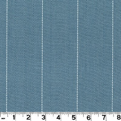 Copley Stripe CL Lake Drapery Upholstery Fabric by Roth & Tompkins