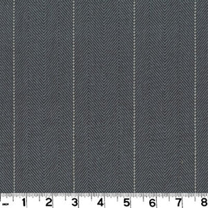 Copley Stripe CL Slate Drapery Upholstery Fabric by Roth & Tompkins