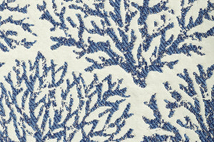 Coraline CL Indigo Indoor Outdoor Upholstery Fabric by Bella Dura