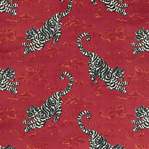 BONGOL VELVET CL CRIMSON Drapery Upholstery Fabric by Lee Jofa