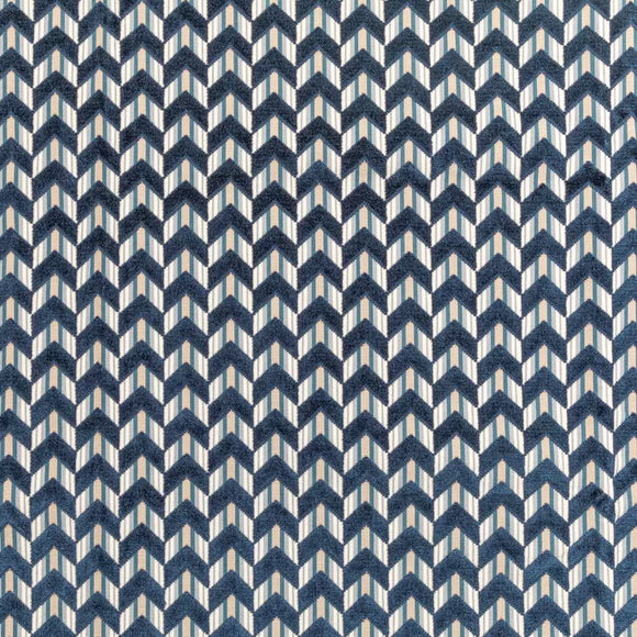 BAILEY VELVET CL NAVY Drapery Upholstery Fabric by Lee Jofa