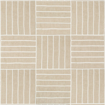 Local Grid Natural Upholstery Fabric By Kravet