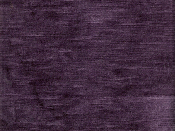 Elio Linen Velvet,  CL Deep Purple (040) Upholstery Fabric