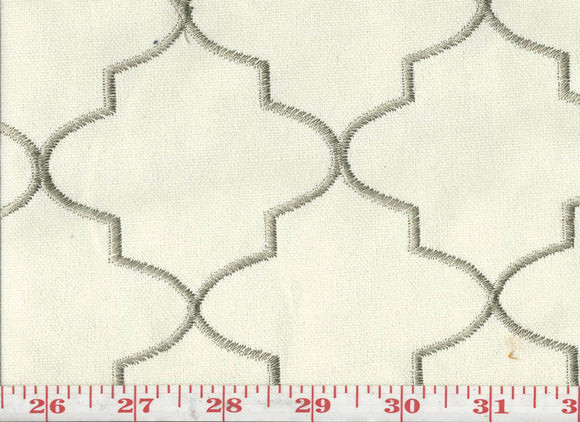 Hepburn CL Stone Upholstery Fabric by KasLen Textiles