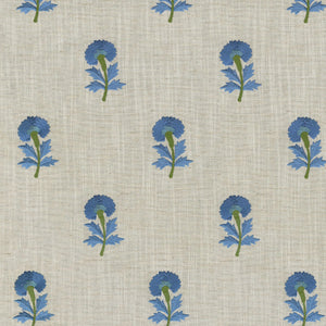 Thistle Embroidery CL Bluebell Drapery Upholstery Fabric by PK Lifestyles