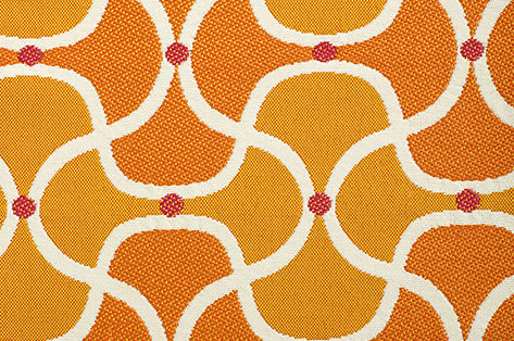 Scallop CL Mango Indoor Outdoor Upholstery Fabric by Bella Dura