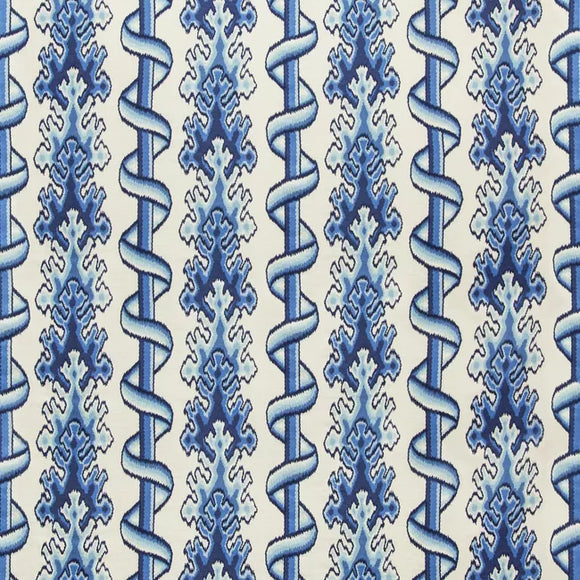 MONTGUYON PRINT CL BLUE / SKY Drapery Upholstery Fabric by Brunschwig & Fils