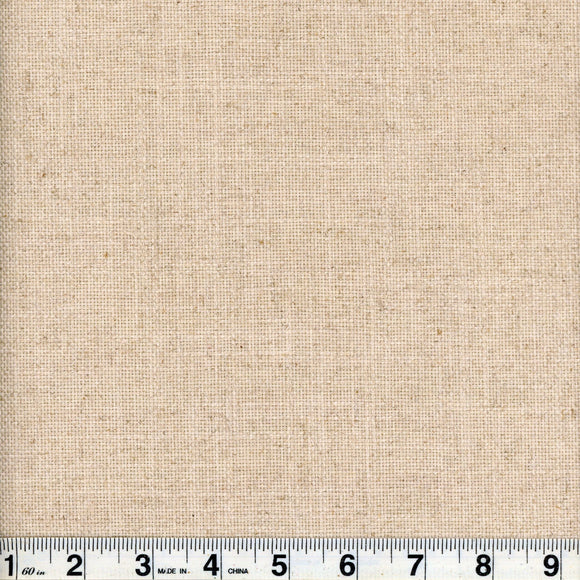 Amelia CL Natural Drapery Upholstery Fabric by Roth & Tompkins