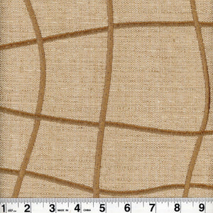 Wyndam CL Butterscotch Embroidery  Fabric by Roth & Tompkins