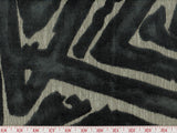 ACDC CL Graphite Velvet Upholstery Fabric by Radiate Textiles