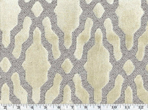 VV Arlecchino Luxory  CL Cream Drapery Upholstery Fabric by Charles Martel