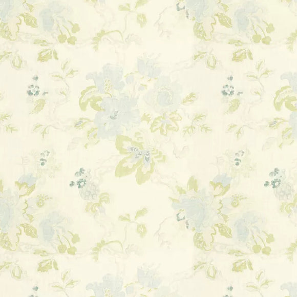 PARNHAM, BLUE / GREEN Drapery Upholstery Fabric by Lee Jofa