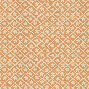 POMEROY, PUMPKIN / NATURAL Drapery Upholstery Fabric by Lee Jofa