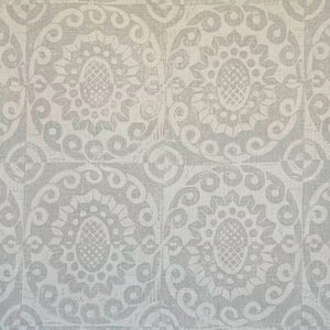 PINEAPPLE ON OYSTER, PALE TAUPE Drapery Upholstery Fabric by Lee Jofa