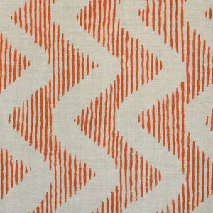 COLEBROOK, CORAL / NATRL Drapery Upholstery Fabric by Lee Jofa