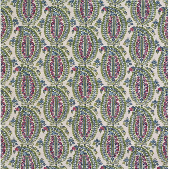 ANOUSHKA, PINK / BLUE Drapery Upholstery Fabric by Lee Jofa