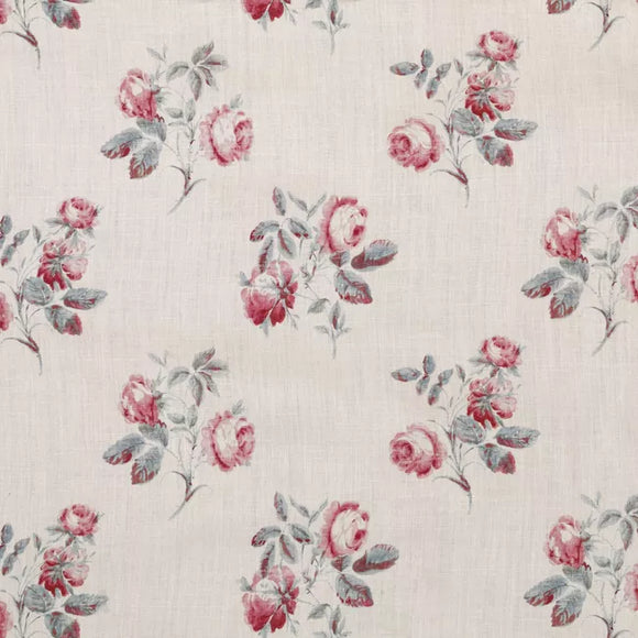 SIMSBURY, AQUA / PINK Drapery Upholstery Fabric by Lee Jofa