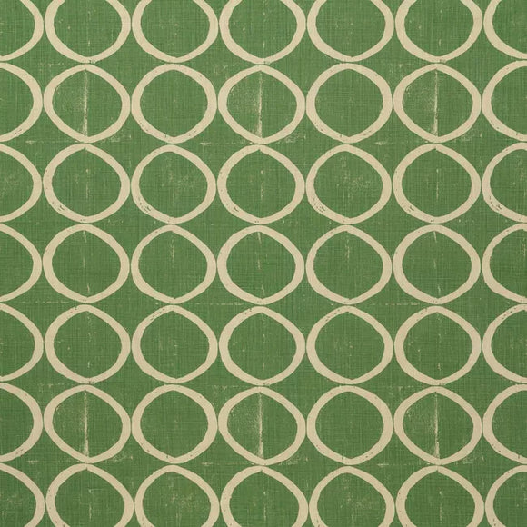 CIRCLES, FOREST Drapery Upholstery Fabric by Lee Jofa