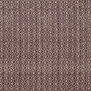 SMALL MEDALLION, AUBERGINE Drapery Upholstery Fabric by Lee Jofa