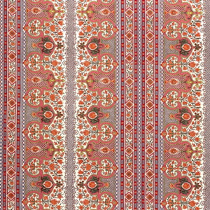 DIGBY S TENT LINEN & COTTON PRINT CL CORAL Drapery Upholstery Fabric by Brunschwig & Fils
