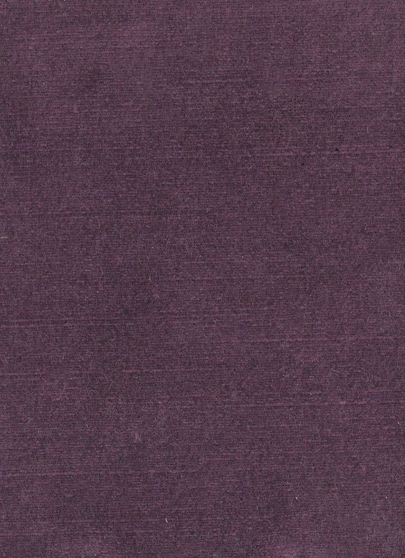 Brussels CL Mulberry Velvet Upholstery Fabric by American Silk Mills - Cut & Stock Program