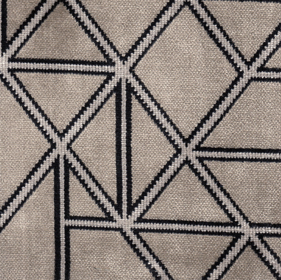Cassinare CL Gold / Black Velvet Drapery Upholstery Fabric by Charles Martel
