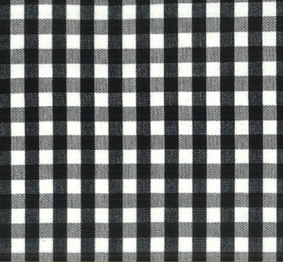 Chester CL Black - White Drapery Upholstery Fabric by Roth & Tompkins