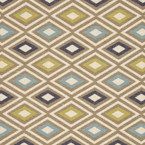 Cherokee Indigo Palm Upholstery  Fabric  by Kravet