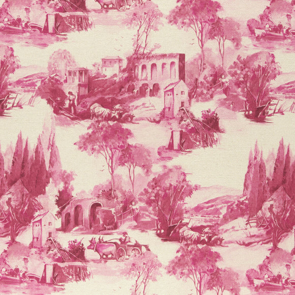 Anastacia Raspberry Upholstery Fabric by kravet