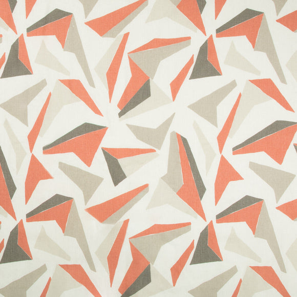 Flock Cinnabar Upholstery  Fabric  by Kravet