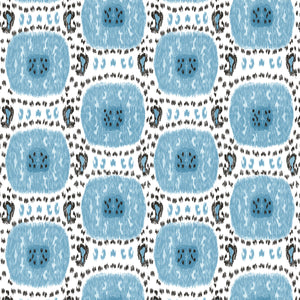 Gran Sol Azul Upholstery Fabric  by Kravet