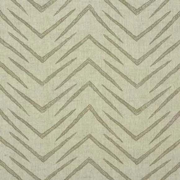 HERRINGBONE, JUTE / STONE Drapery Upholstery Fabric by Lee Jofa