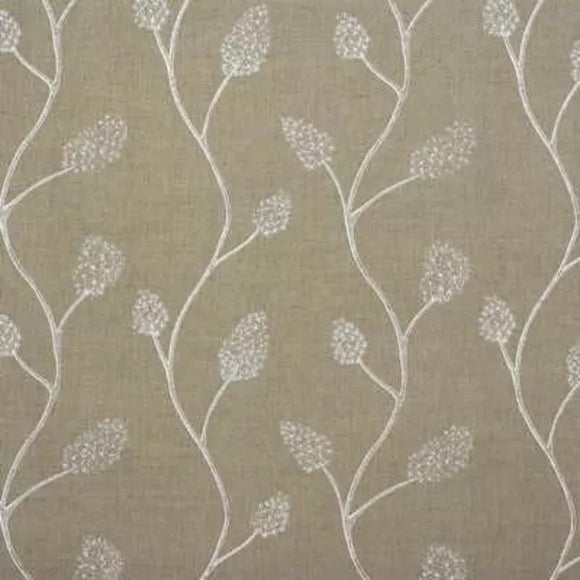 WISTERIA, NATURAL / WHITE Drapery Upholstery Fabric by Lee Jofa