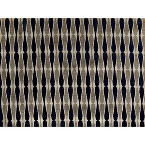 DRAGONFLY, BEIGE / INDIGO Drapery Upholstery Fabric by Lee Jofa