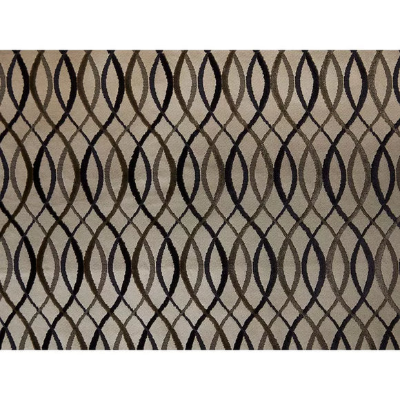 INFINITY, BEIGE / MIDNIGHT Drapery Upholstery Fabric by Lee Jofa
