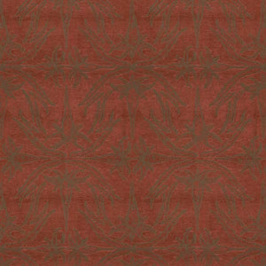 LILY BRANCH, RED Drapery Upholstery Fabric by Lee Jofa