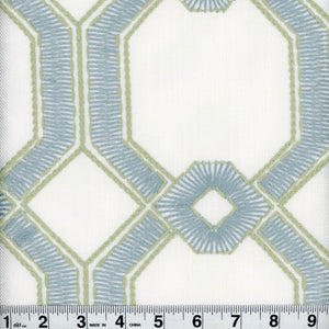 Avignon  CL  Seaglass Drapery  Upholstery Fabric by Roth & Tompkins