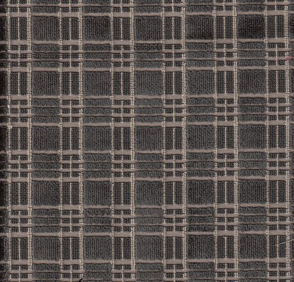 Di Ama CL Grey Velvet Drapery Upholstery Fabric by Charles Martel