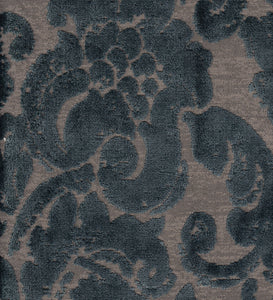 Nibo CL Blue Drapery Upholstery Fabric by Charles Martel