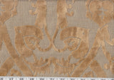 Arran Trellis CL Gold Drapery Upholstery Fabric by Charles Martel