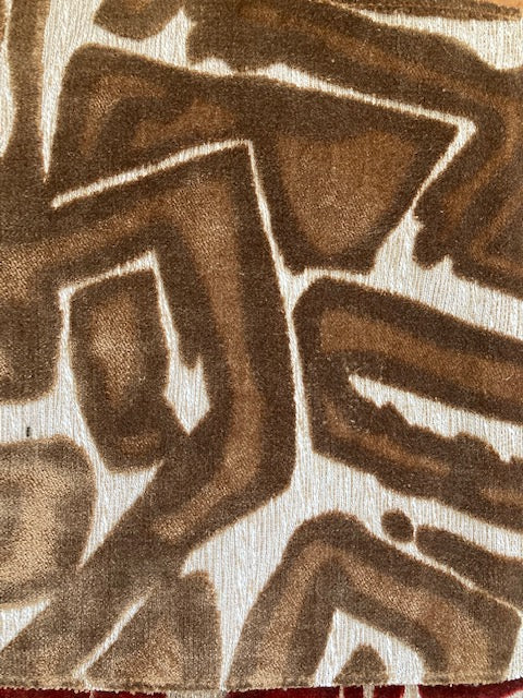 ACDC CL Copper Velvet Upholstery Fabric by Radiate Textiles