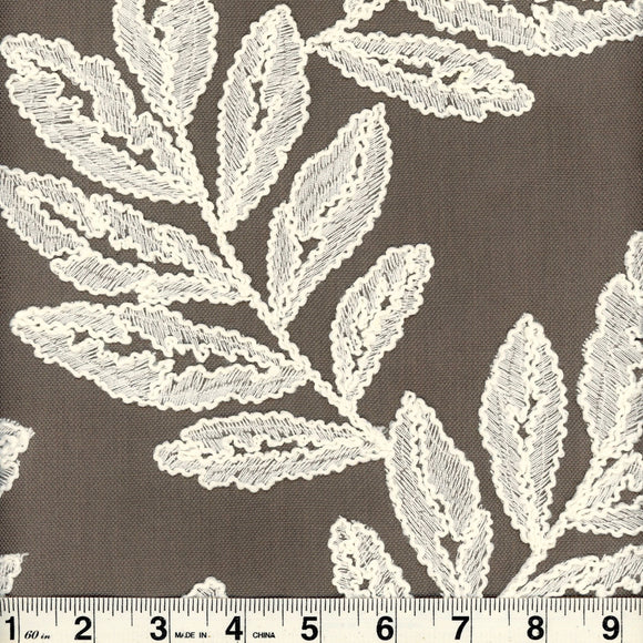 Bimini  CL  Greystone Drapery  Upholstery Fabric by Roth & Tompkins