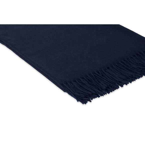 Lusuosso Cashmere Throw CL Navy by Curated Kravet