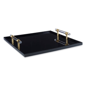 Foster Tray CL Black Brass by Curated Kravet